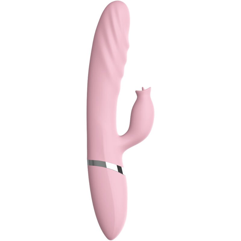ARMONY - VIBRADOR E THRUSTING COM LÍNGUA DE EFEITO DE CALOR ROSA - Image 4