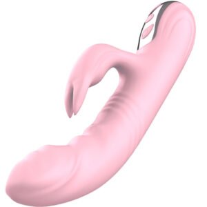 ARMONY – VIBRADOR DE COELHO TOTALMENTE ROSA EFEITO DE CALOR