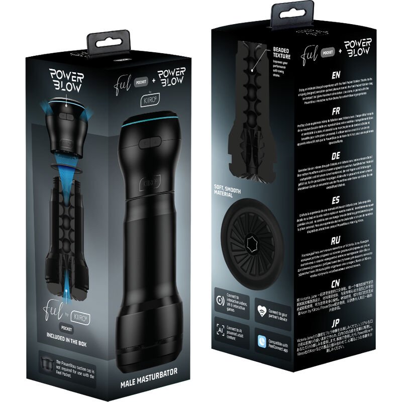 KIIROO - FEEL BOLSO MASTURBADOR MASCULINO + POWER BLOW - Image 5