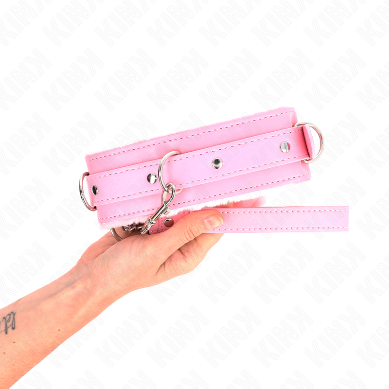 KINK - COLAR COM TRELA 65 CM COM RESTRIÇÕES ROSA 36-42 CM X 5,5 CM - Image 2