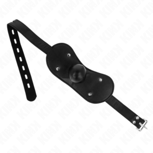 KINK – MÁSCARA BOCA BALL GAG COM FECHADURA AJUSTÁVEL 42-60 CM