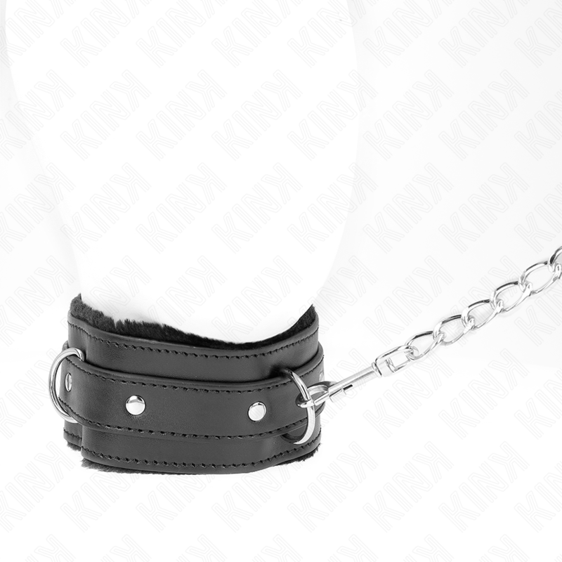KINK - COLAR COM TRELA 65 CM COM RESTRIÇÕES PRETO 36-42 CM X 5,5 CM - Image 2