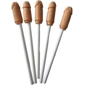 DIABLO PICANTE – 5 LPIS COM PONTA DE PÊNIS NATURAL