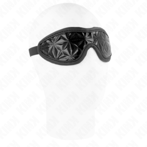 KINK – FAIXA DE CABEÇA PADRÃO DIAMANTE PRETO 20,5 x 6 CM