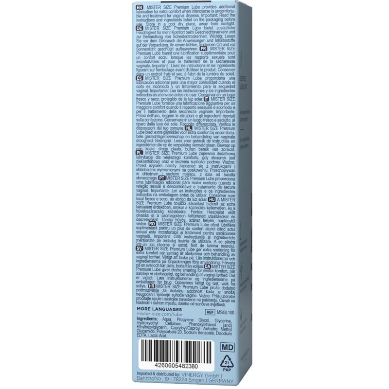 MISTER SIZE - LUBRIFICANTE PREMIUM 100 ML - Image 4