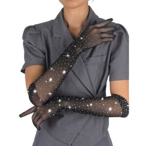 SUBBLIME – 957469 LUVAS SHINE TRANSPARENTES PRETAS S/M