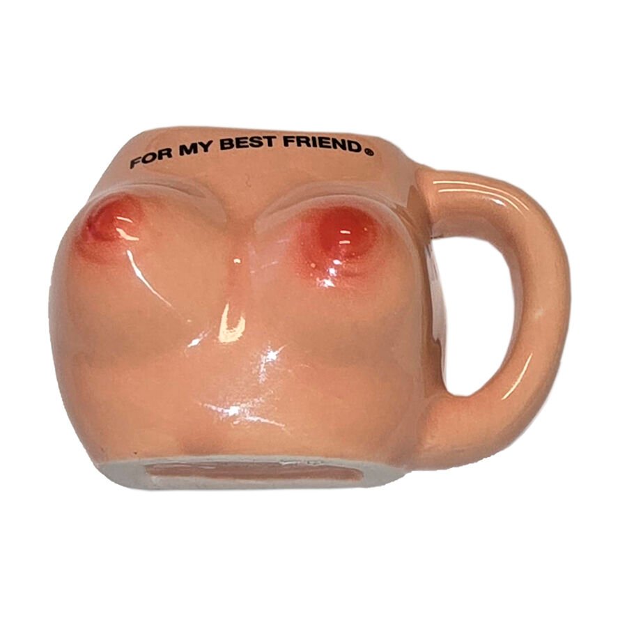 DIABLO PICANTE – ÍMÃ DE SEIO EM CANECA DE CERÂMICA “PARA MINHA MELHOR AMIGA”