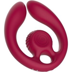 SNAIL VIBE – GIZI DUO ESTIMULADOR DE CASAIS COM CONTROLE REMOTO BURGUNDY
