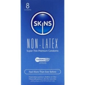 SKINS – CAMISINHAS SEM LÁTEX – PACOTE COM 8 UNIDADES