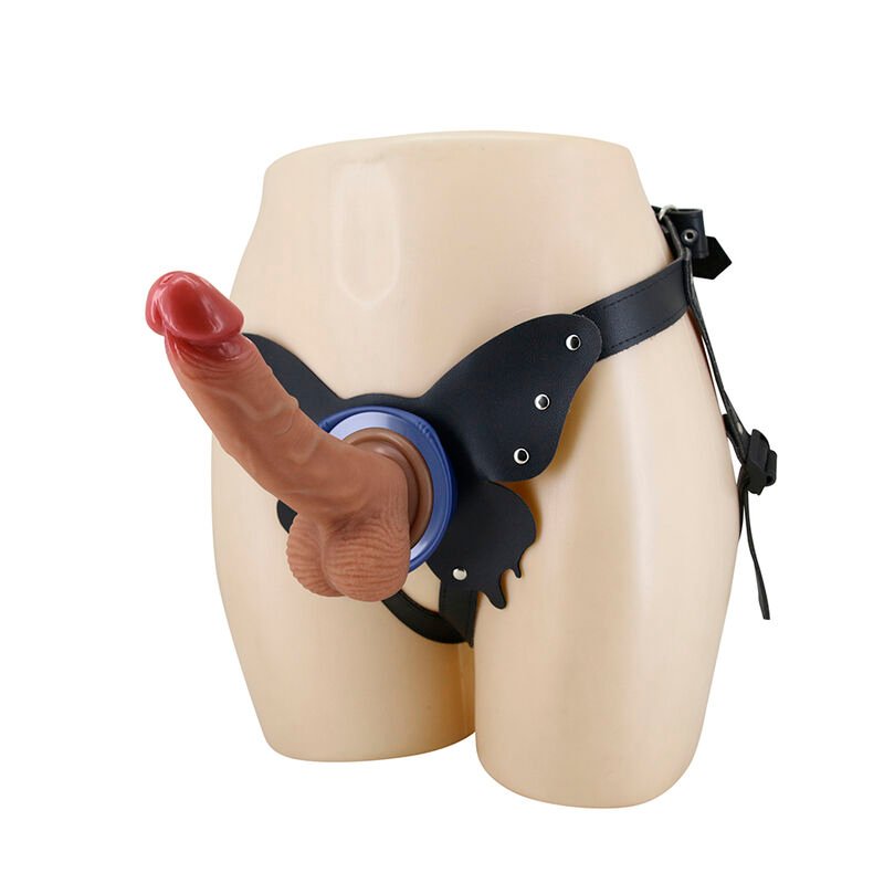 PRETTY LOVE - ARNÊS YETI COM DILDO DE VENTOSA EM FORMATO DE CARNE - Image 3