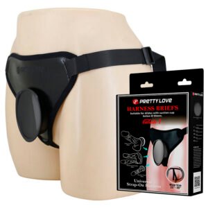 PRETTY LOVE – ARNÊS UNIVERSAL COM STRAP-ON PRETO