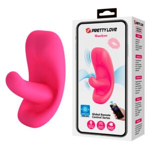PRETTY LOVE – MASSAGEADOR HAZELYNN COM 12 FUNÇÕES E CONTROLE POR APLICATIVO (ROSA)