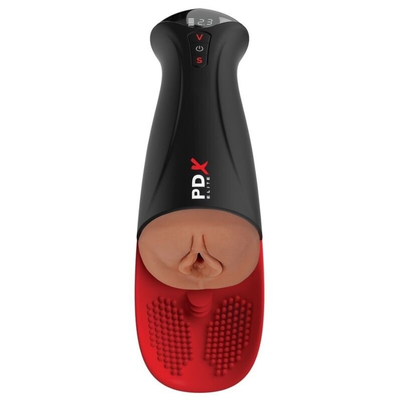 PDX ELITE - FAP-O-MATIC PRO XL VIBRATÓRIO AUTOMÁTICO MARROM 34,9 CM - Image 2