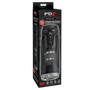 PDX ELITE – MOTO-BATOR PRO MASTURBADOR AUTOMÁTICO COM VIBRAÇÃO E AQUECIMENTO 26,5 CM