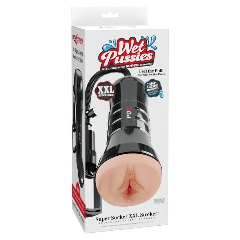 PDX EXTREME - WET PUSSIES SUPER SUCKER XXL LIGHT VAGINA STROKER COM SUCÇÃO 27,3 CM - Image 5