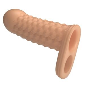 PRETTY LOVE – CAPA EXTENSORA DE PÊNIS WOLFRAM 11,5 CM Ø 3,8 CM NATURAL