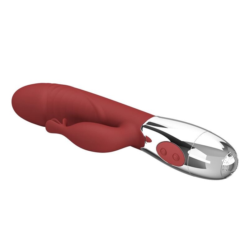 PRETTY LOVE - VIBRADOR COELHO DE JACARANDÁ 30 FUNÇÕES RECARREGÁVEL VIA USB VERMELHO - Image 5