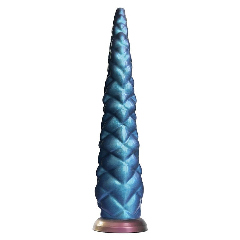 POWER MONSTERS - DILDO DE SILICONE FANTASIA TRICOLOR COM TENTÁCULOS ABISSAIS 46 CM Ø 7 CM - Image 3