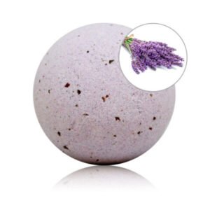 TALOKA – BOMBA DE BANHO PERFUMADA DE LAVANDA COM PÉTALAS DE ROSA