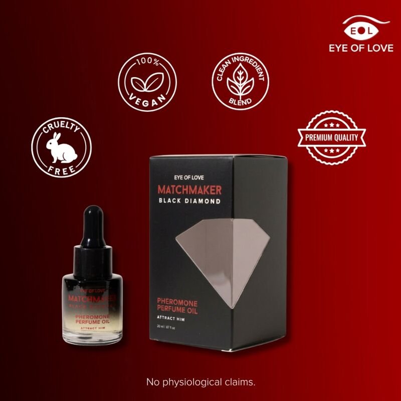 EYE OF LOVE - ÓLEO PERFUME DE FEROMÔNIOS DE DIAMANTE NEGRO MATCHMAKER 20 ML - Image 4