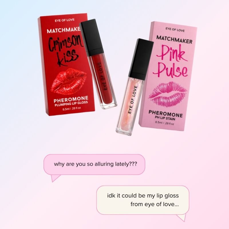 EYE OF LOVE - MATCHMAKER CRIMSON KISS BRILHO LABIAL VERMELHO COM EFEITO VOLUMIZADOR E FEROMÔNIOS 8,5 ML - Image 5