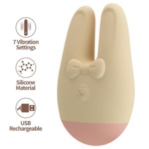 ROMANCE – BUNNY ESTIMULADOR EXTERNO COM 7 MODOS DE VIBRAÇÃO