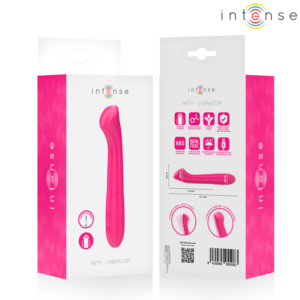 INTENSE – VIBRADOR PATY 19 CM FLEXÍVEL 10 VIBRAÇÕES MODELO 2 ROSA