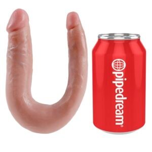 KING COCK – DILDO DE DUPLA PENETRAO 12.7 CM NATURAL