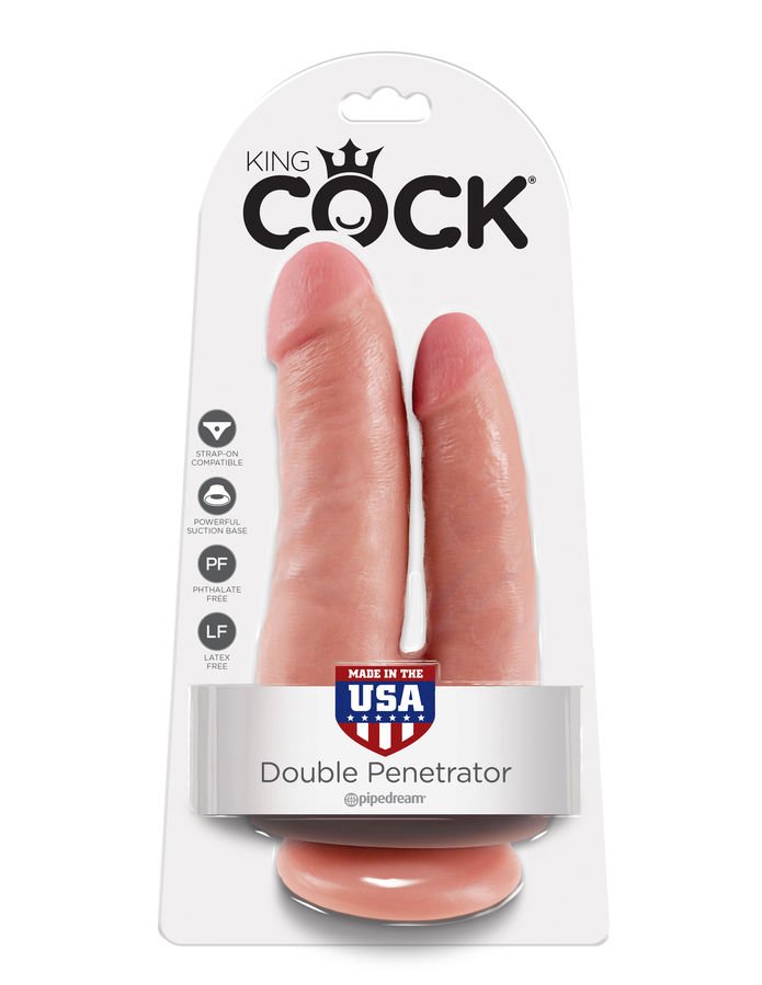 KING COCK - DUPLO PENETRADOR CARNE - Image 2