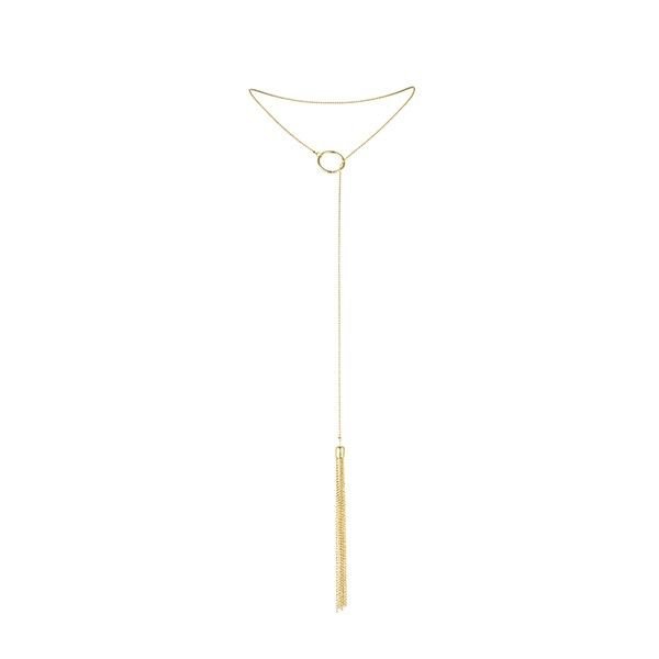 BIJOUX INDISCRETS - COLAR MAGNÍFICO DE METAL COM FRANJAS DOURADAS - Image 2