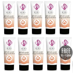 KIKÍ TRAVEL – CANNABIS WARMING EFFECT 50 ML 10 + 1 GRÁTIS