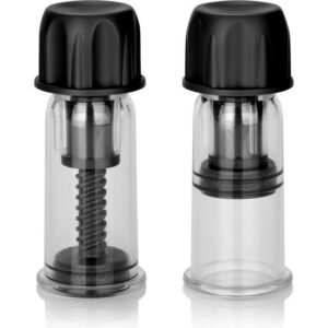 CALEXOTICS – VENTOSA DE SUCÇÃO DE MAMILOS VACCUM TWIST PRETA