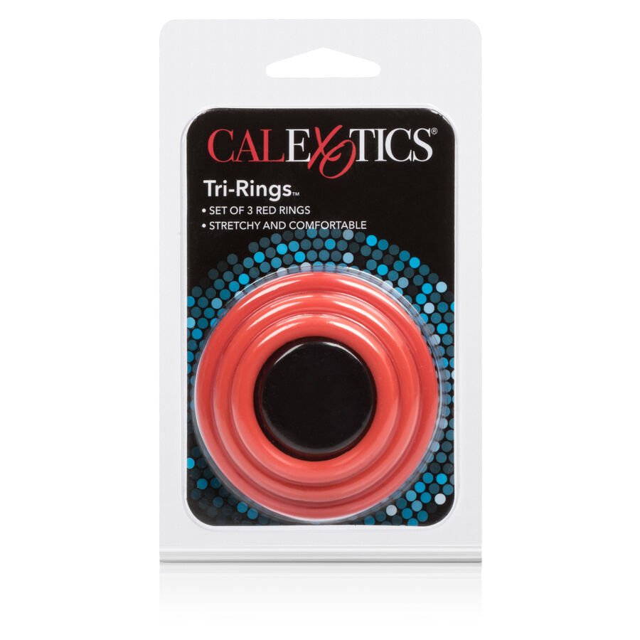 CALEXOTICS - CONJUNTO DE TRI-ANÉIS VERMELHO - Image 4