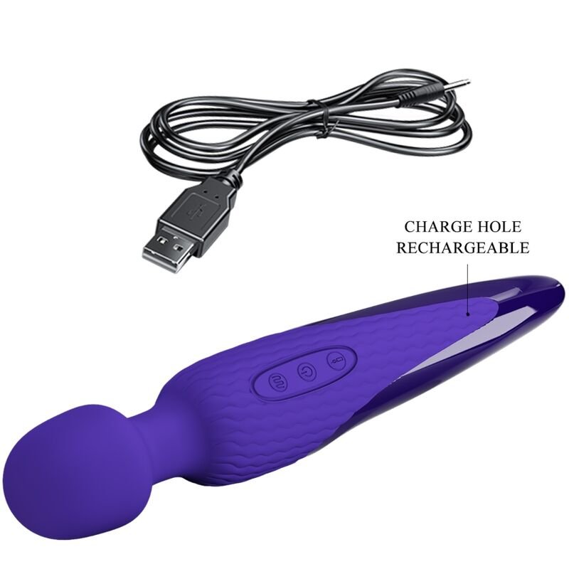 PRETTY LOVE - ANTONY YOUTH WAND VIBRADOR VIOLETA EFEITO DE CALOR - Image 5