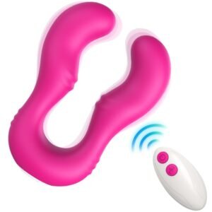 ARMONY – VIBRADOR SERAPH DUPLO CONTROLE REMOTO FÚCSIA