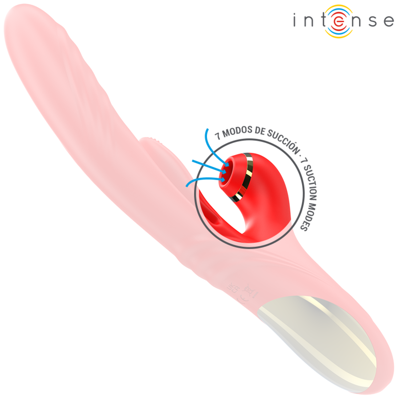 INTENSE - VIBRADOR MULTIFUNCIONAL KAROL THRUST & STIMULATION & ONDAS ESTIMULANTES VERMELHO - Image 3