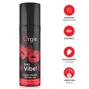 ORGIE – VIBRAÇÃO SEXY! VIBRADOR LÍQUIDO QUENTE E AQUECEDOR 15 ML