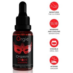 ORGIE – GOTAS DE ORGASMO PARA EXCITAÇÃO CLITÓRICA BEIJÁVEL 30 ML