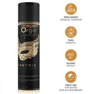 ORGIE – ÓLEO VEGETAL PARA MASSAGEM SENSUAL COM AROMA CELESTIAL TÂNTRICA 200 ML
