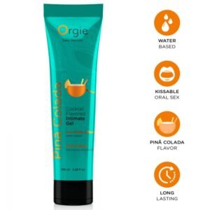 ORGIE – LUBRIFICANTE EM TUBO COQUETEL PIÑA COLADA BEIJÁVEL GEL ÍNTIMO À BASE DE ÁGUA 100 ML