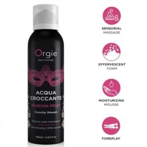 ORGIE – ACQUA CROCCANTE MOUSSE DE MASSAGEM CROCANTE DE MARACUJÁ 150 ML