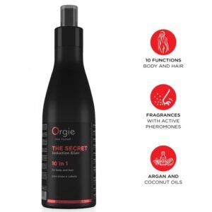 ORGIE – O ELIXIR SECRETO DA SEDUÇÃO 10 EM 1 LOÇÃO PARA CORPO E CABELO 200 ML