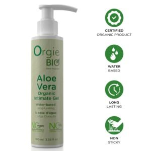 ORGIE – GEL ÍNTIMO À BASE DE ÁGUA ORGÂNICO COM ALOE VERA BIO 100 ML