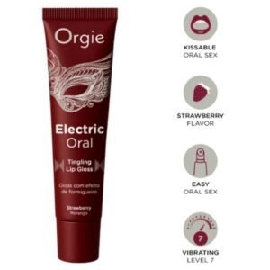ORGIE – BRILHO LABIAL ORAL ELÉTRICO COM SENSAÇÃO DE FORMIGAMENTO 15ML