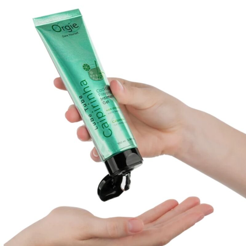 ORGIE - LUBRIFICANTE EM TUBO COQUETEL CAIPIRINHA GEL ÍNTIMO À BASE DE ÁGUA BEIJÁVEL 100 ML - Image 4