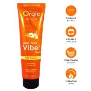 ORGIE – VIBE DE TUBO LUBRIFICANTE! PIÑA COLADA GEL ÍNTIMO BEIJÁVEL FORMIGUEIRO MÉDIO 100 ML