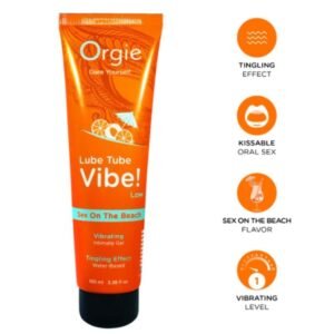 ORGIE – LUBRIFICANTE VIBRADOR! SEXO NA PRAIA GEL ÍNTIMO BEIJÁVEL LEVE FORMIGAMENTO 100 ML