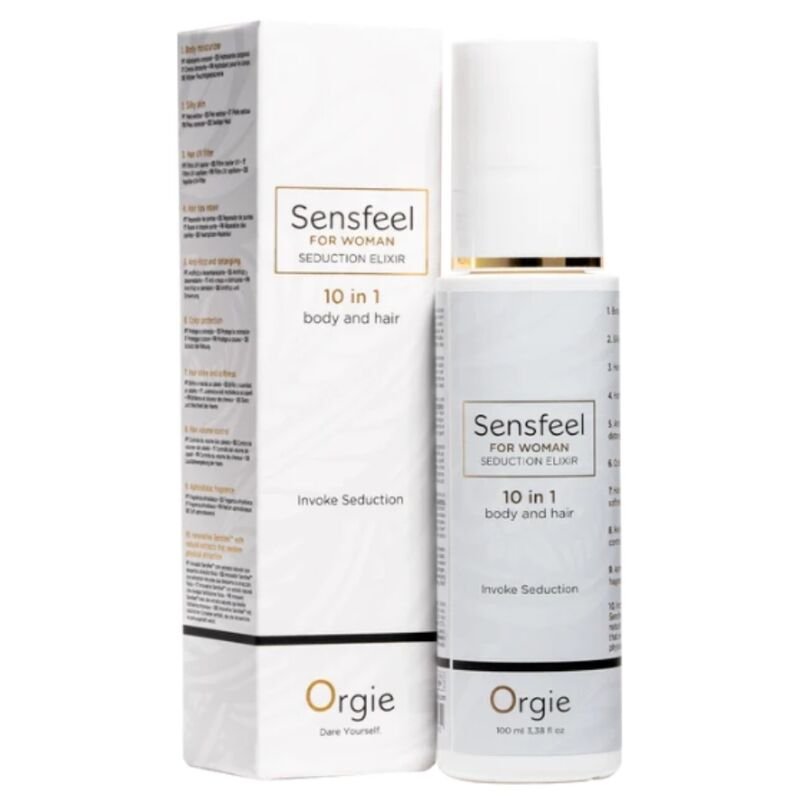 ORGIE - SENSFEEL ELIXIR DE SEDUÇÃO FEMININO 10 EM 1 PARA CORPO E CABELO 100 ML - Image 3