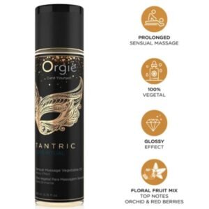 ORGIE – RITUAL DE AMOR TÂNTRICA MASSAGEM SENSUAL ÓLEO VEGETAL 200 ML