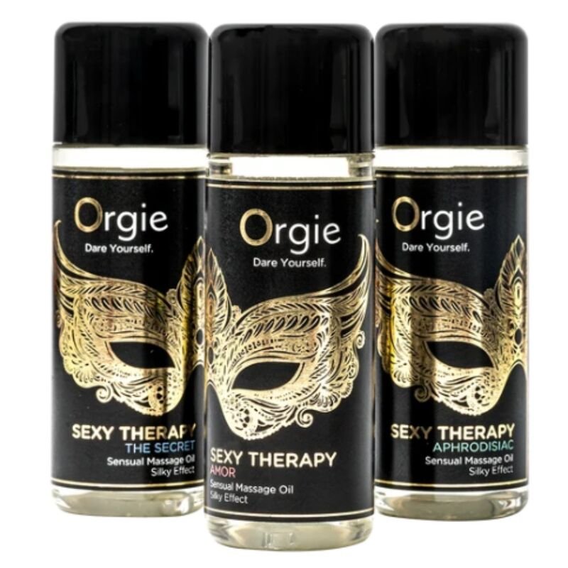 ORGIE - COLEÇÃO MINI DE ÓLEOS DE MASSAGEM SENSUAL PARA TERAPIA SEXUAL 3 X 30 ML - Image 2